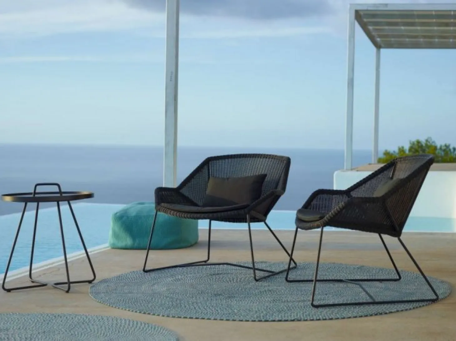 Breeze Loungefåtölj Svart