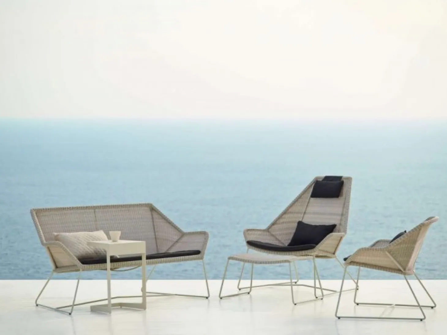 Breeze Loungefåtölj Vit