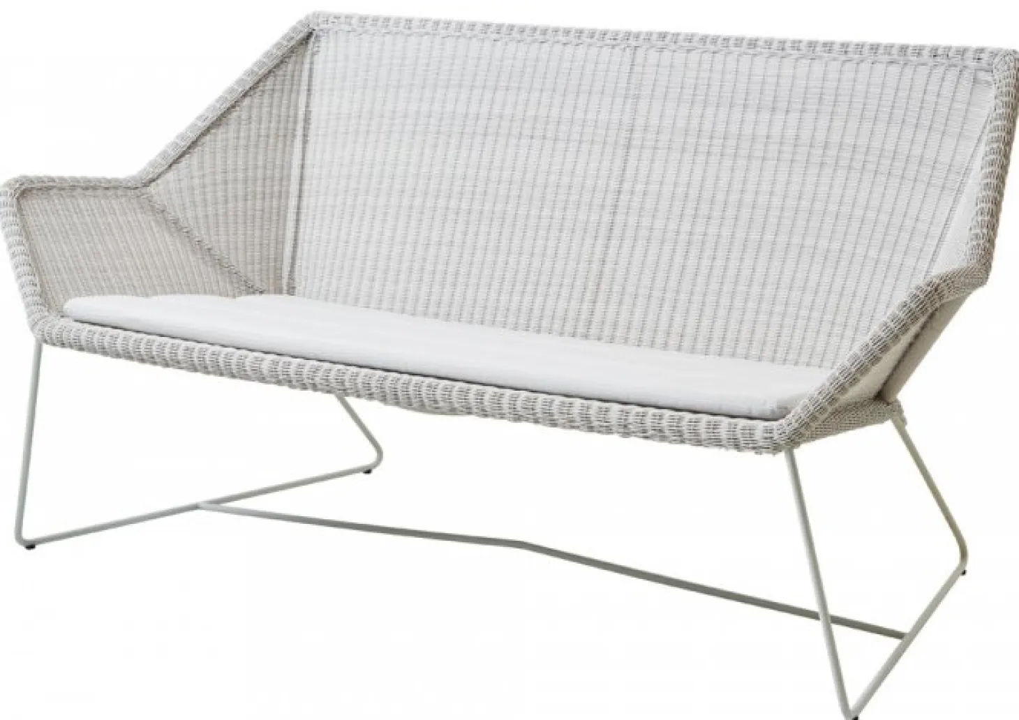 Breeze 2-Sits Soffa Vit