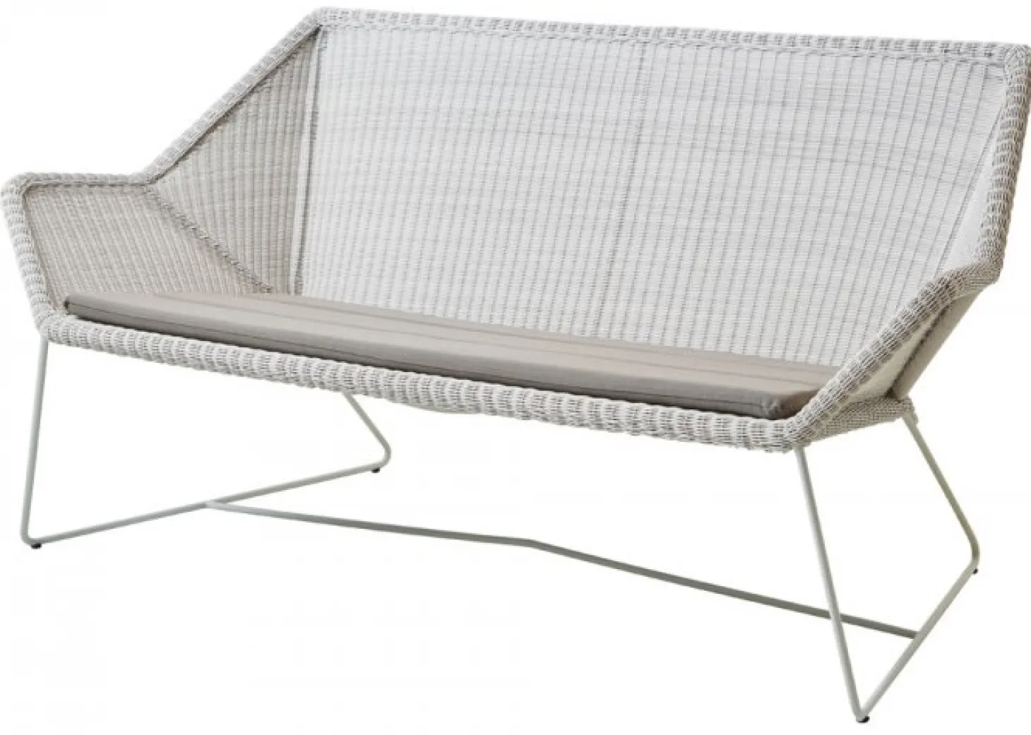 Breeze 2-Sits Soffa Vit