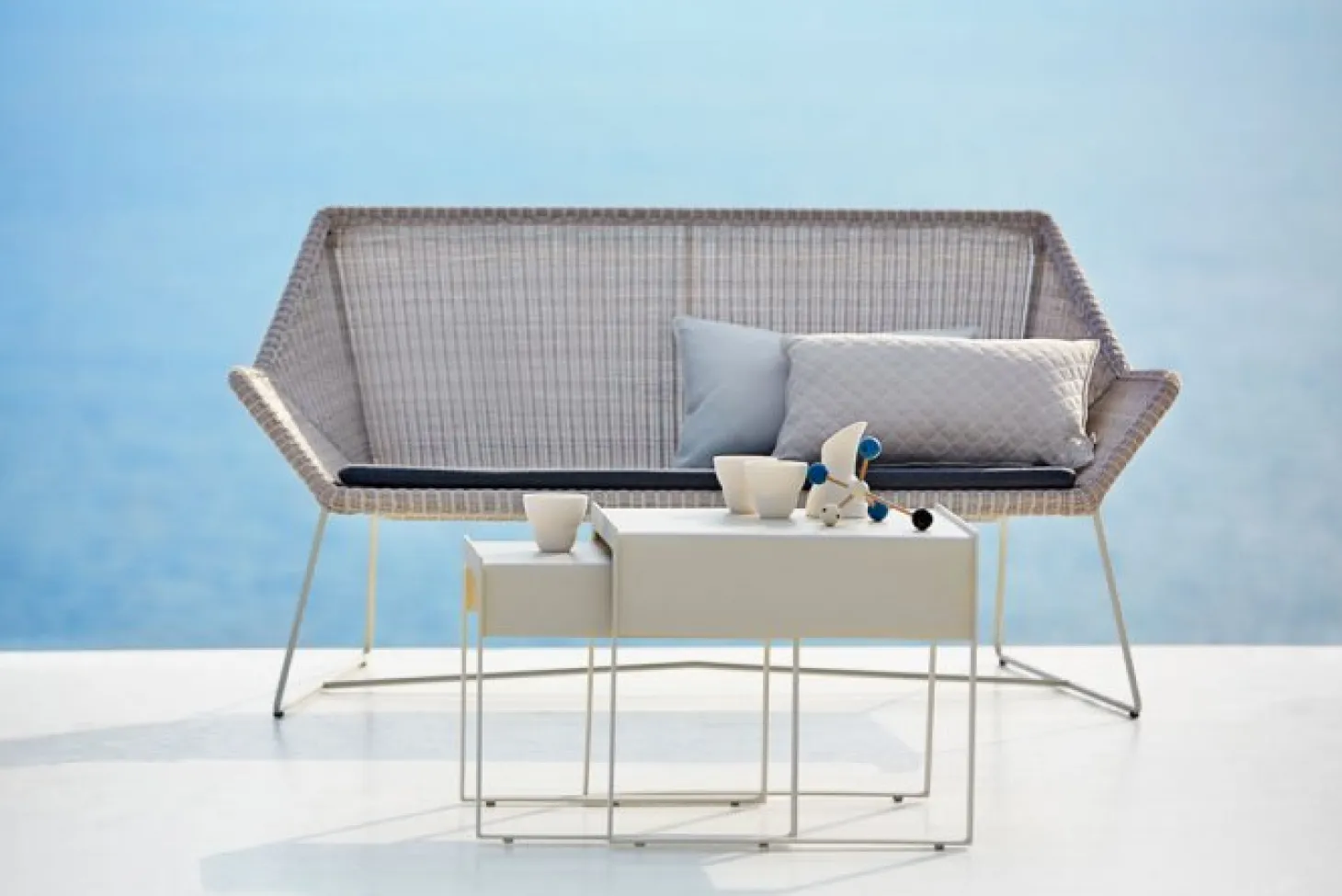 Breeze 2-Sits Soffa Vit