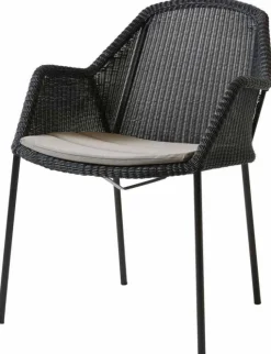 Breeze Stapelbar Karmstol Svart