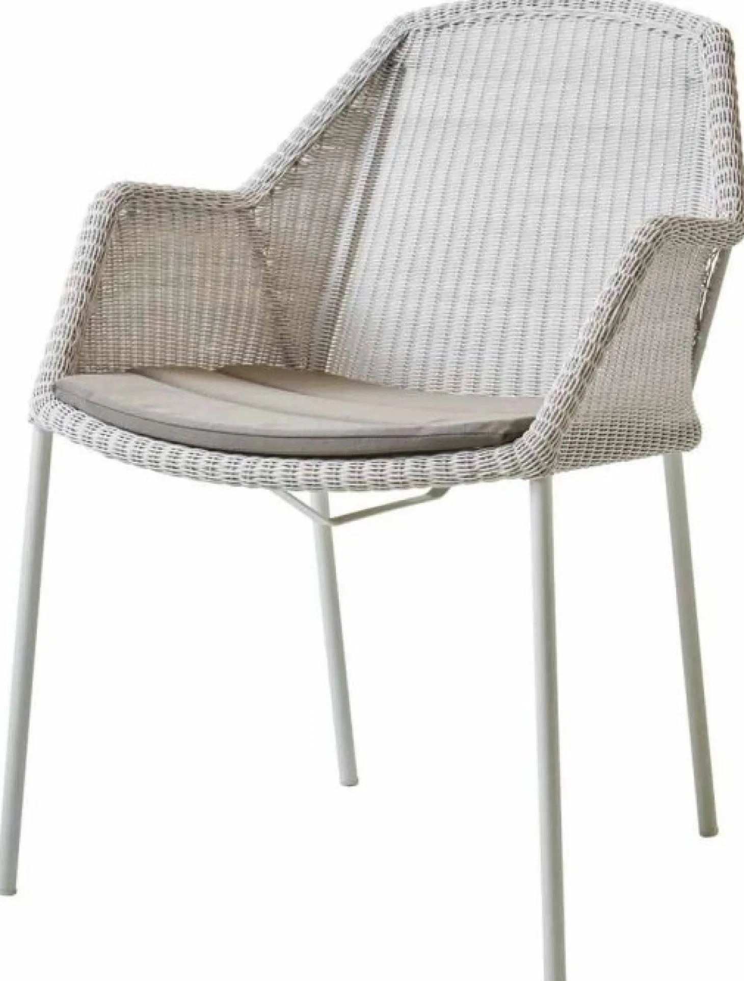 Breeze Stapelbar Karmstol Vit