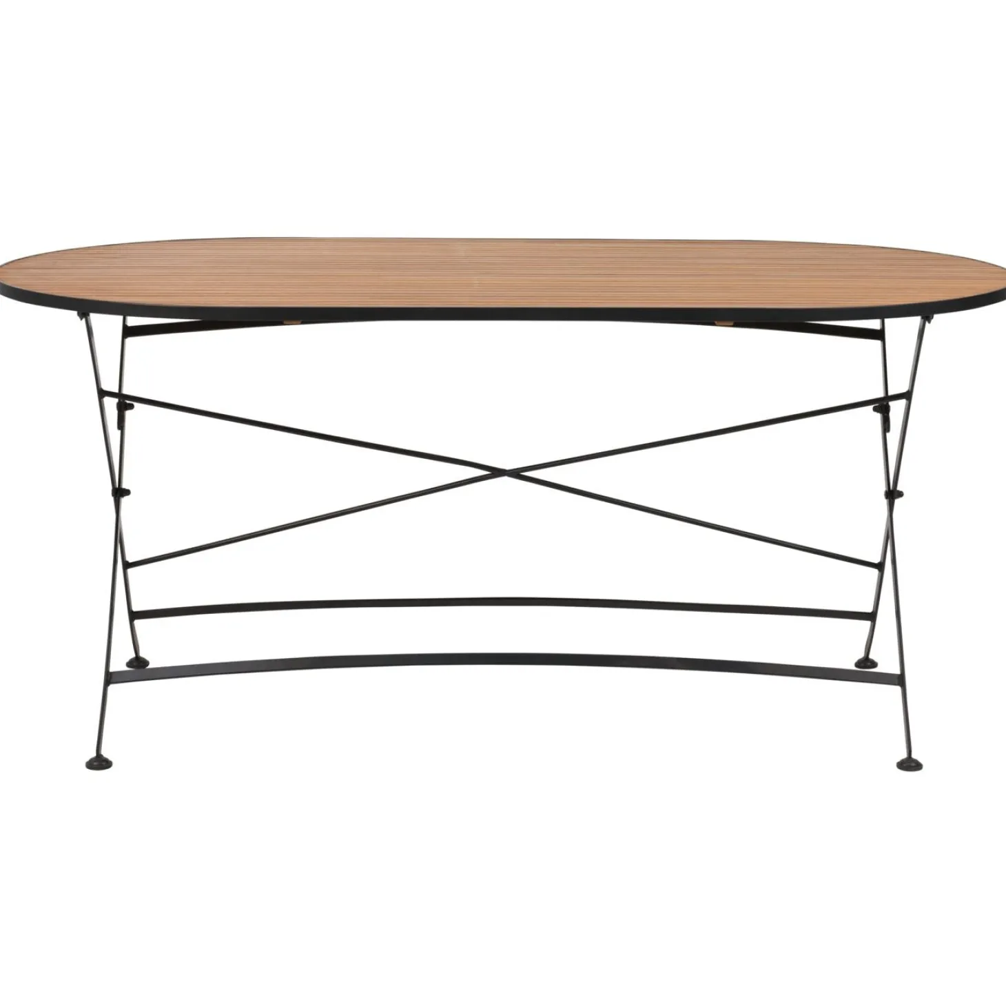 Brewer Matbord 160x85 cm Teak/Svart