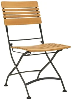 Brewer Matstol Svart/Teak