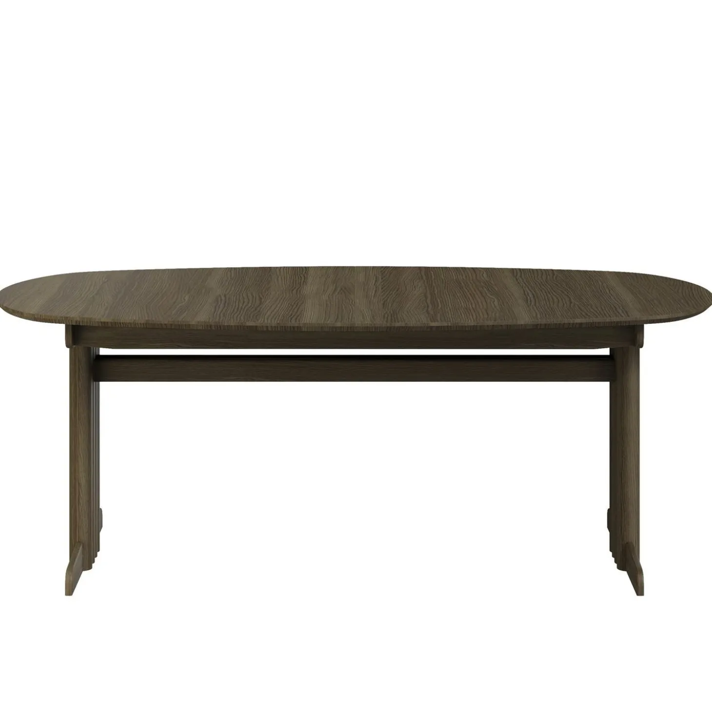 Broholm Matbord 200x105 cm Rökoljad Ek