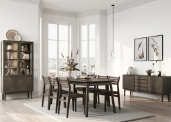 Broholm Solid Sideboard 183x81 cm Rökoljad Ek