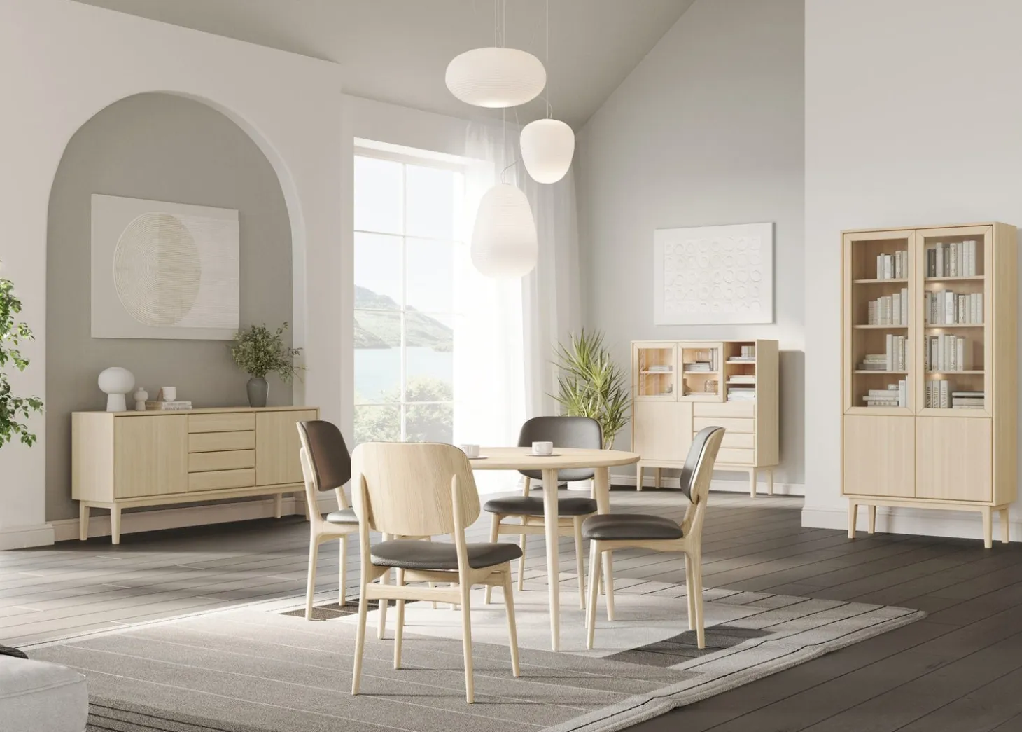 Broholm Solid Sideboard 183x81 cm Vitoljad Ek