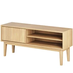 Broholm Solid TV-bänk 124x55 cm Oljad Ek