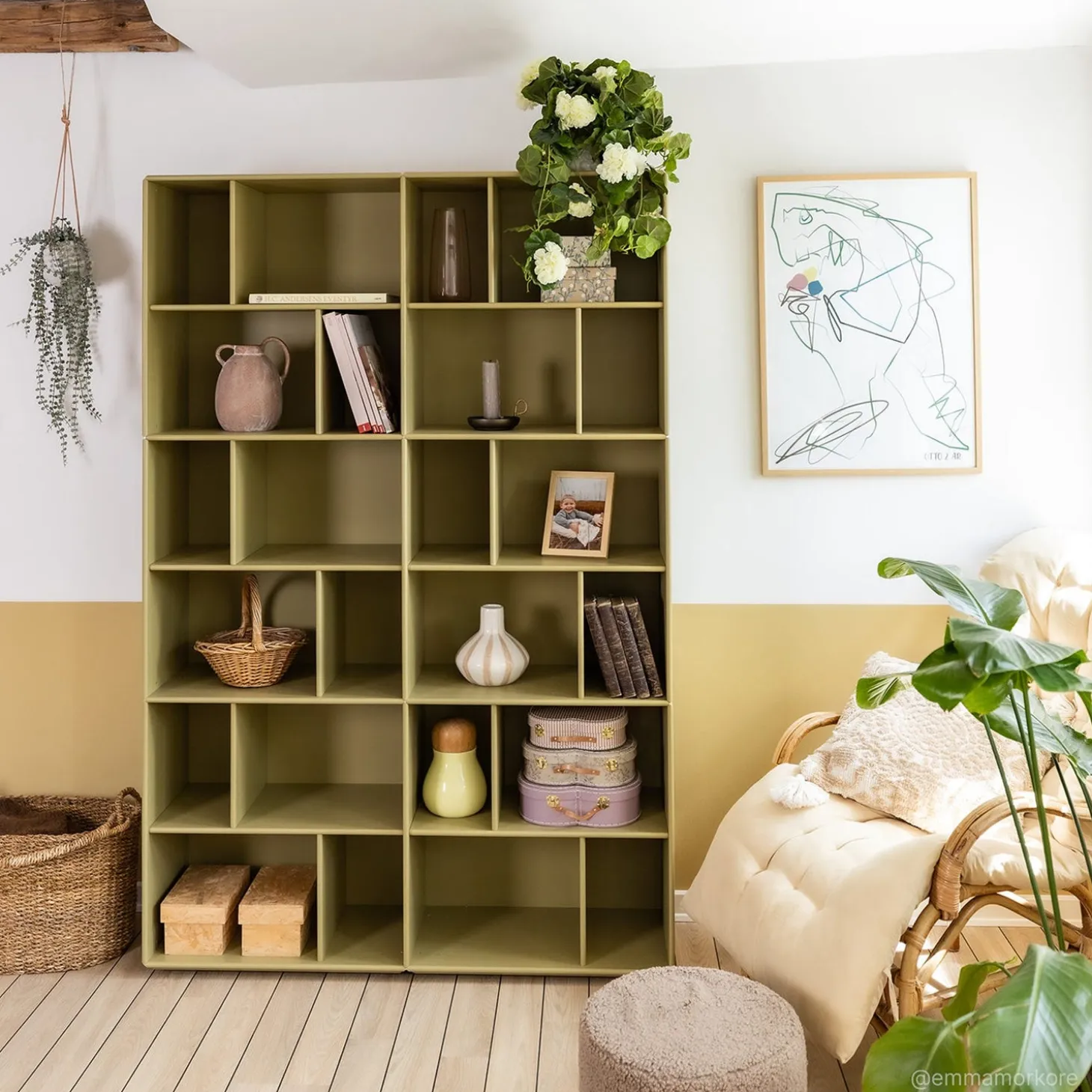 Brooklyn Quadrant-hylla Oliv