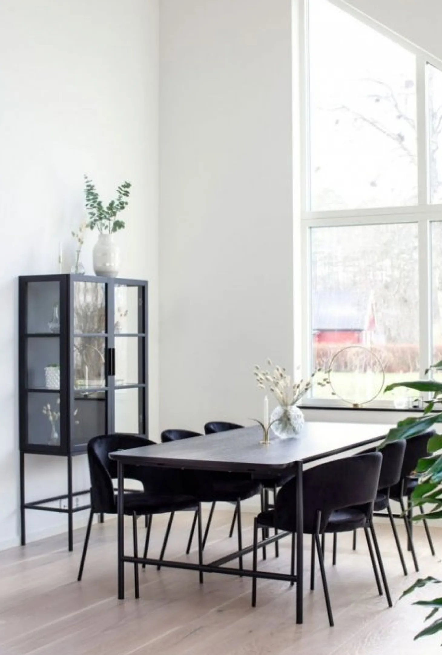 Cane Matbord Svart