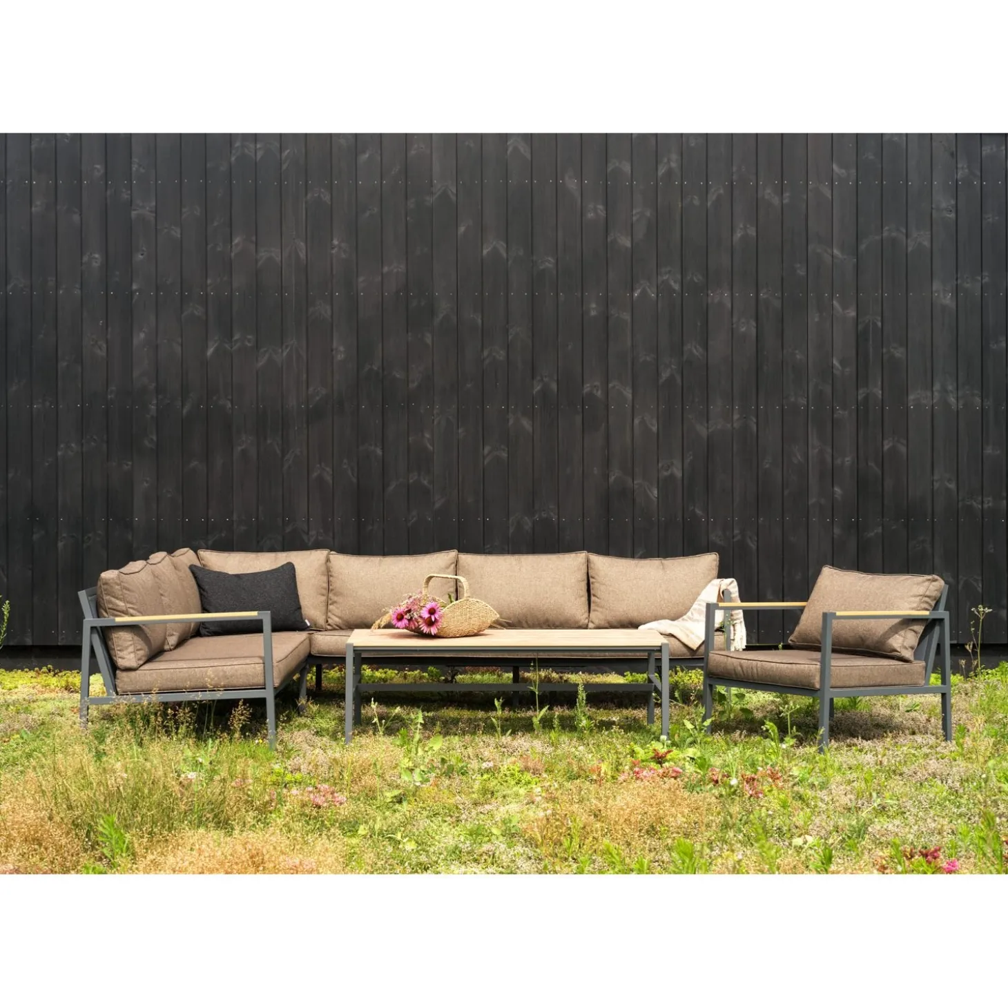 Cap Soffgrupp Antracit/Brun 214x279 cm
