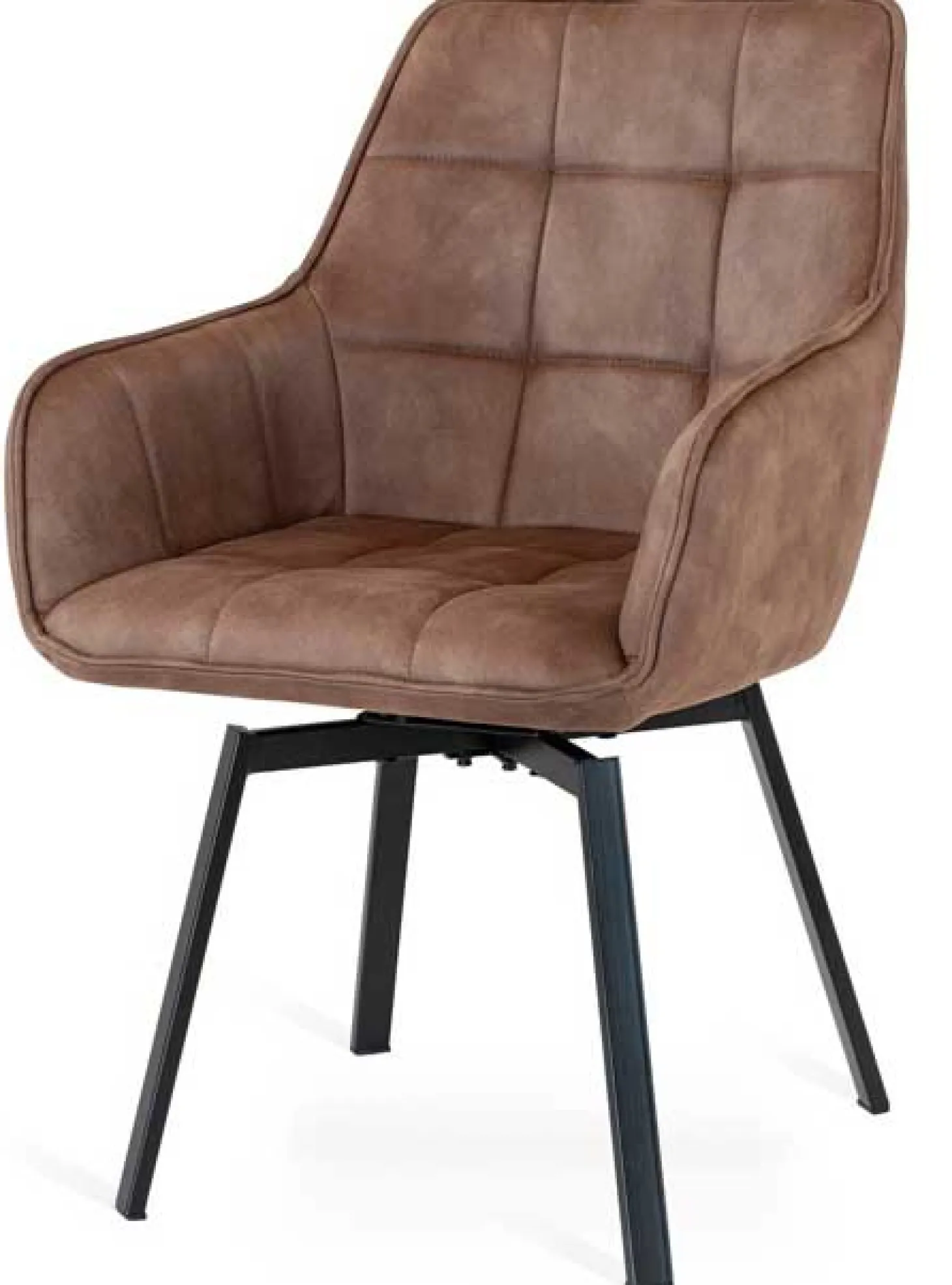 Carro Stol med Snurr Brun