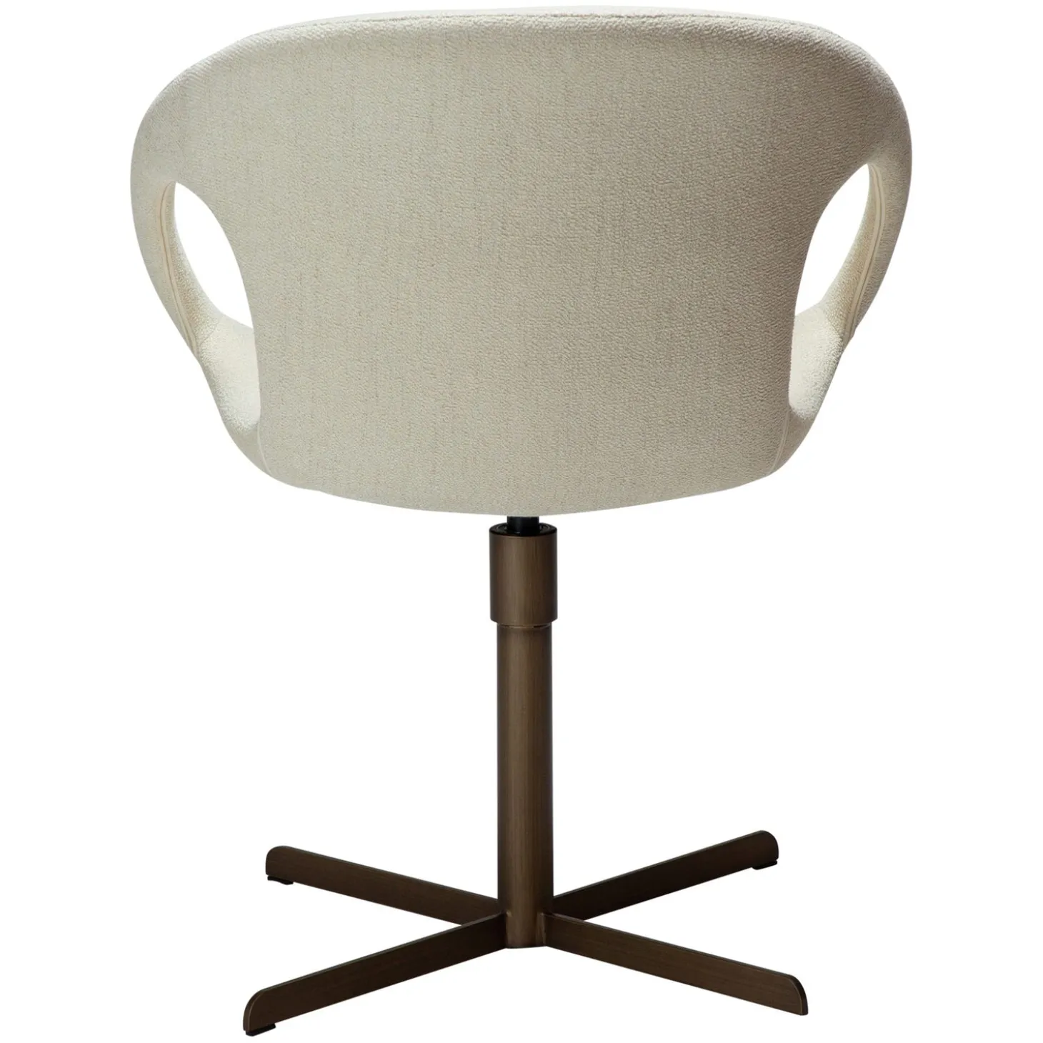 Carry Stol Bone White bouclé, Brass