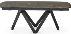 Cartesio Matbord Oval 100x200-296cm Keramik