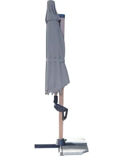 Caserta Frihängande Parasoll Beige/Wood 3m