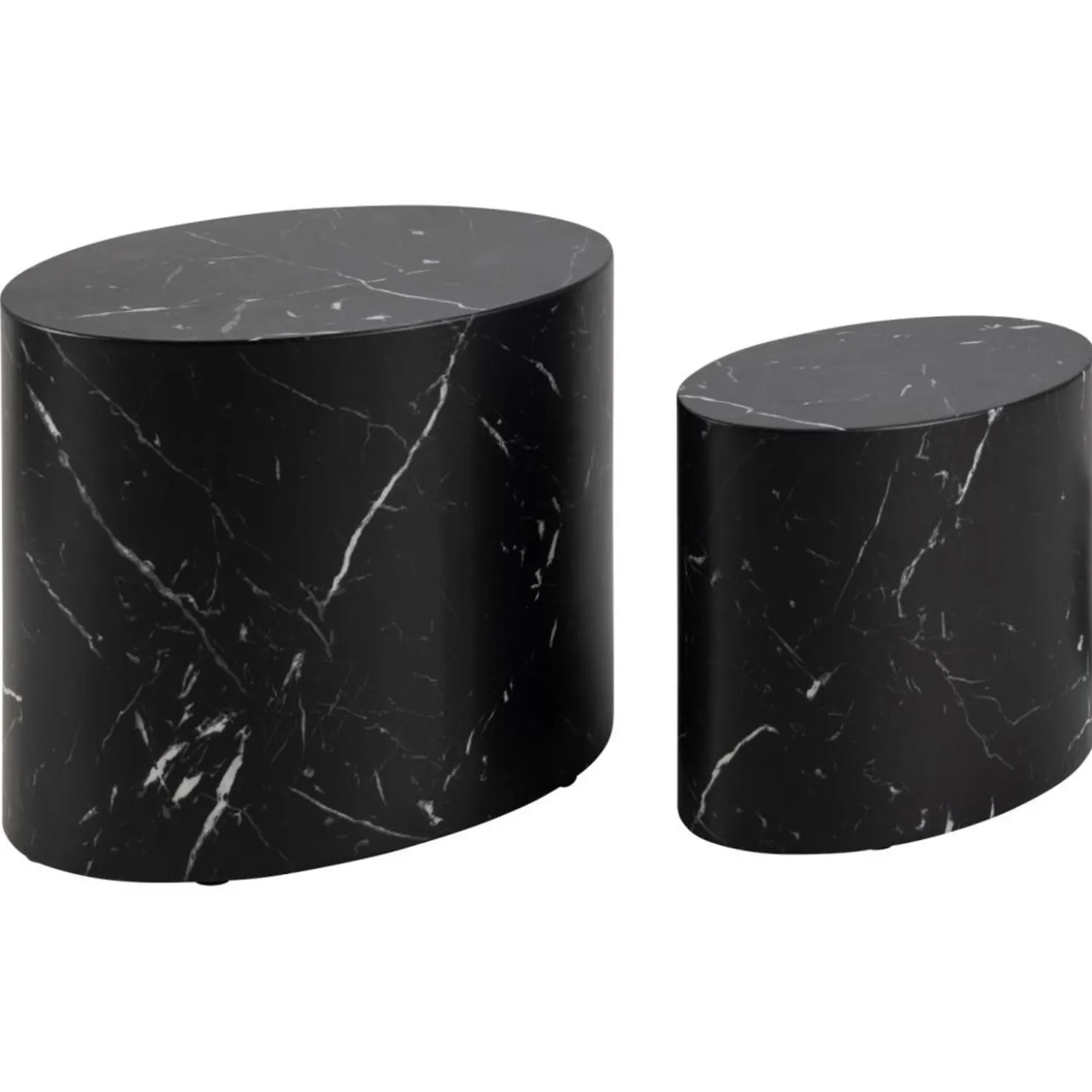 Cenon Satsbord 40x33x48 cm Marquina-marmor
