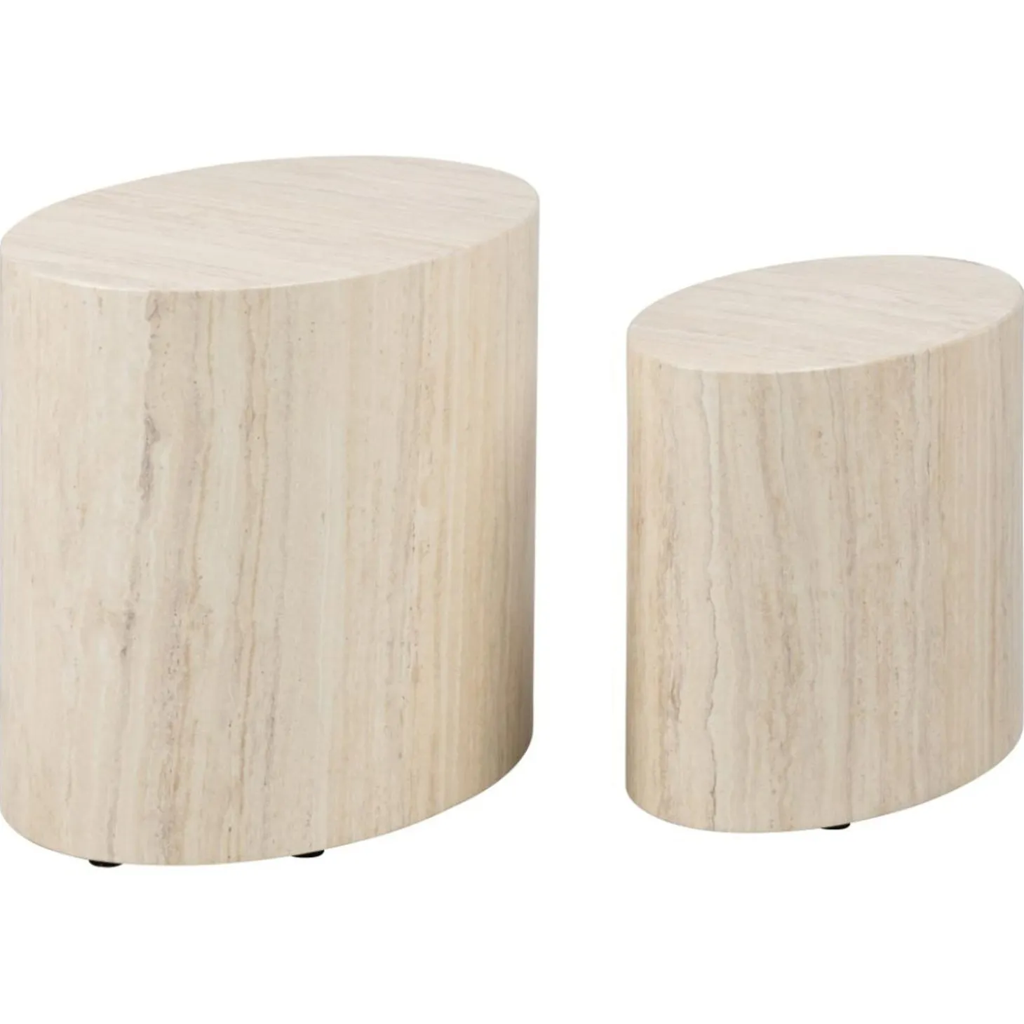 Cenon Satsbord 40x33x48 cm Travertin