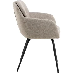 Charlize Karmstol Alea tyg Beige