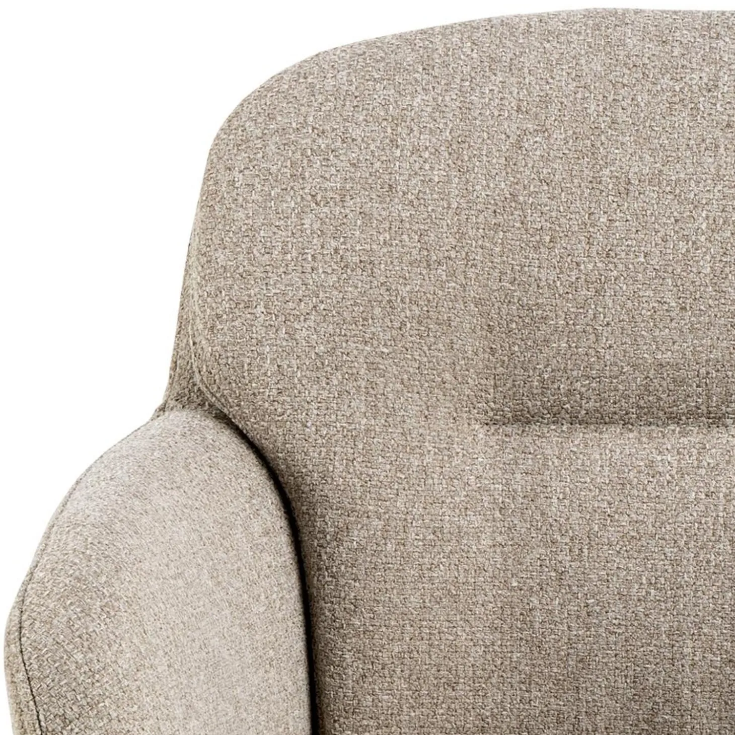 Charlize Karmstol Alea tyg Beige
