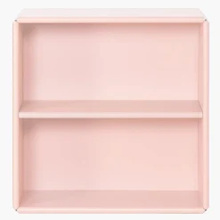 Charlotte Quadrant-vägghylla Rosa