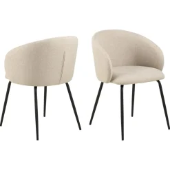 Chaumont Karmstol Basel tyg Beige