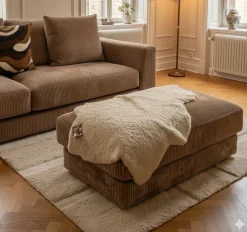 Chiara Fotpall 107x60 cm Lincoln Caramel
