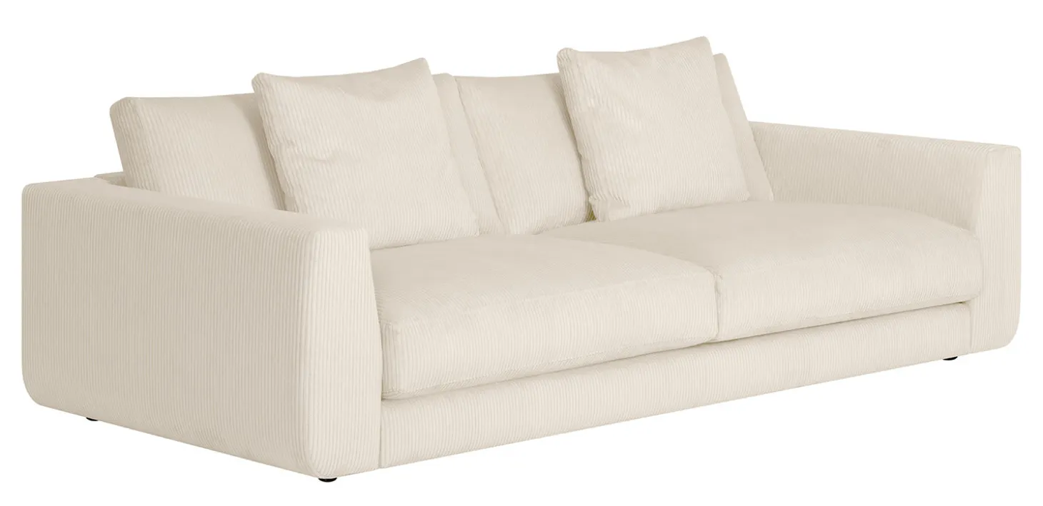 Chiara 3-sits XL Soffa Lincoln Creme