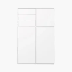 Chicago Quadrant-skåp Vit