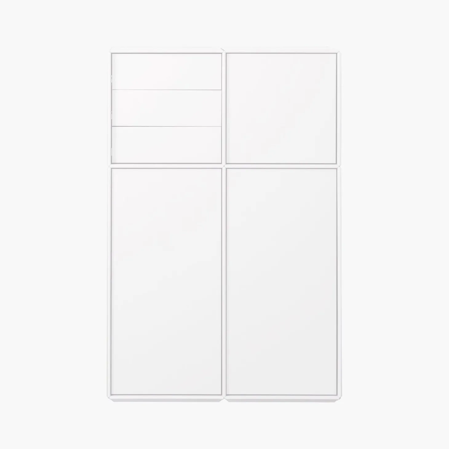 Chicago Quadrant-skåp Vit