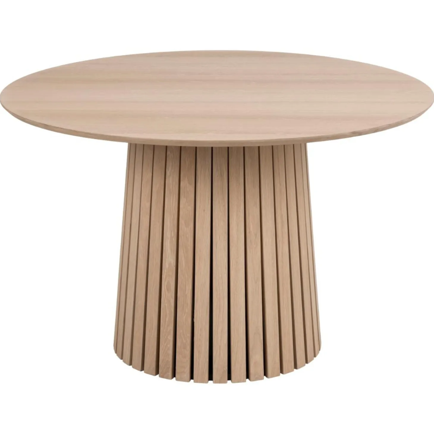 Christo Matbord Rund 120 cm Vitpigmenterad Ek