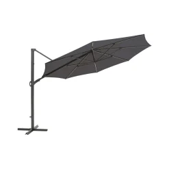Cilento Frihängande Parasoll Ø350 cm Antracit/Grå