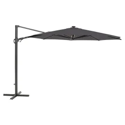Cilento Frihängande Parasoll Ø350 cm Antracit/Grå