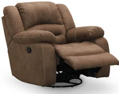 Cinema Biofåtölj Elektrisk Recline med justerbart nackstöd Nougat