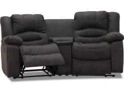 Cinema 2-sits Svängd Biosoffa Grått Tyg