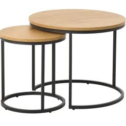 Classico Satsbord rund 60 cm Naturlig ek