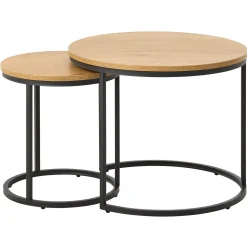 Classico Satsbord rund 60 cm Naturlig ek