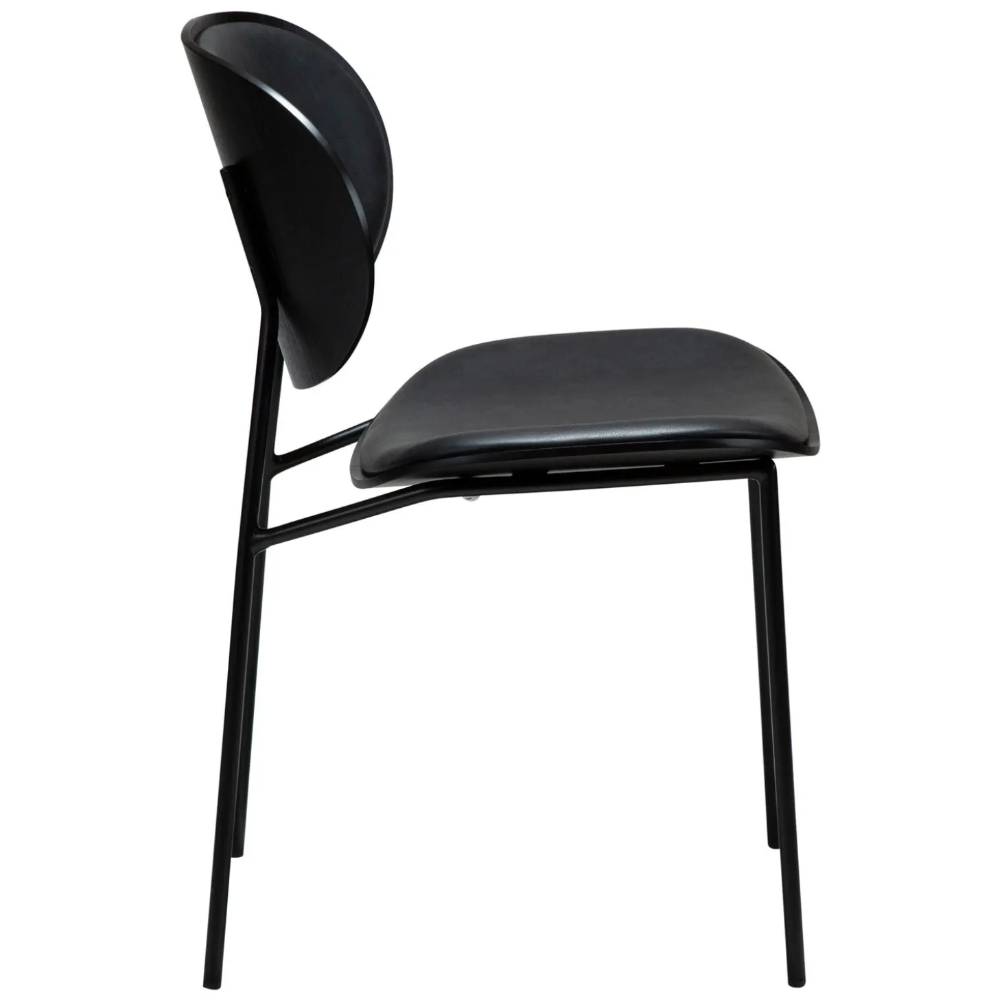 Clementina Stol Raven Black, Black Ash