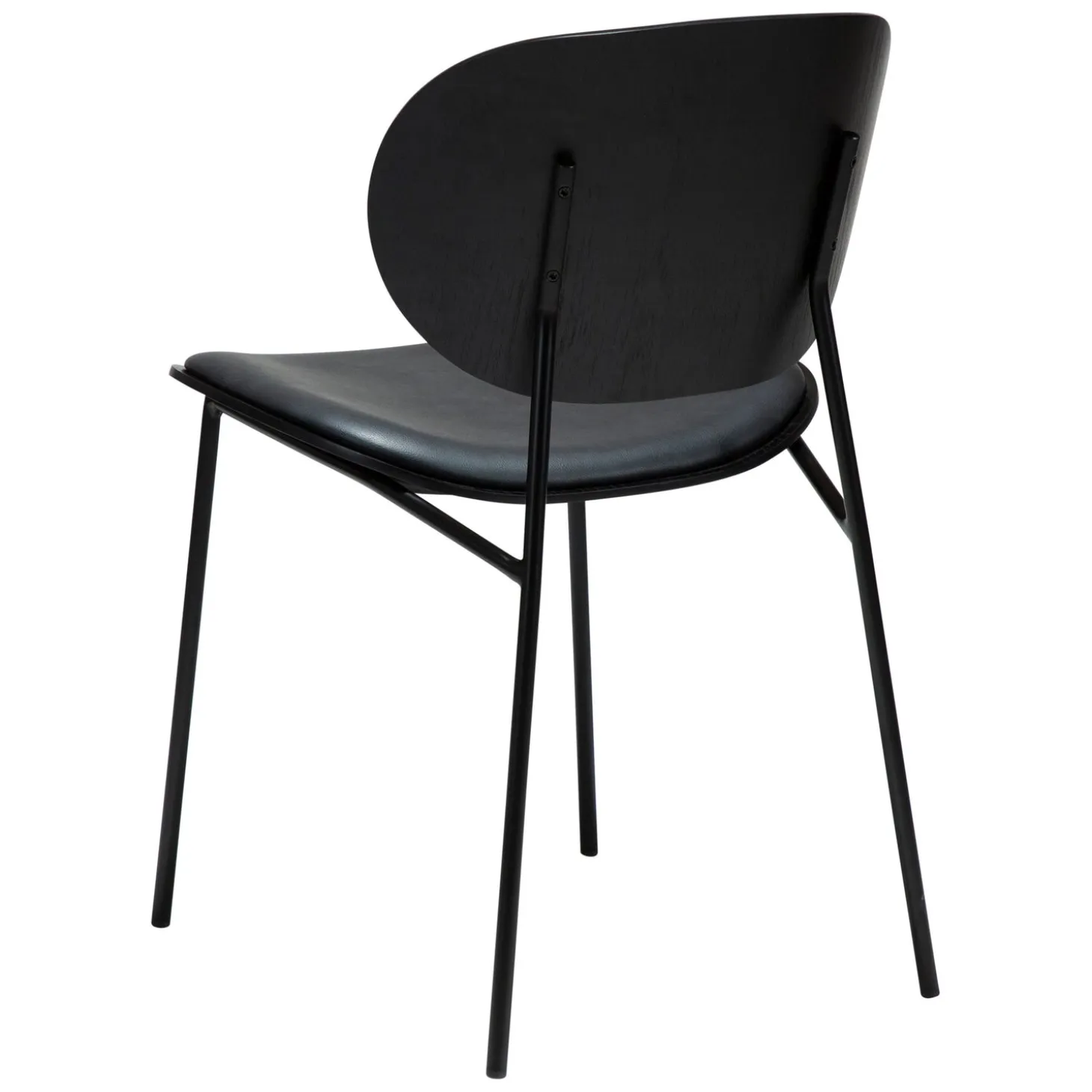 Clementina Stol Raven Black, Black Ash