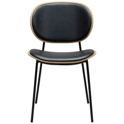 Clementina Stol Raven Black, Bleached Oak