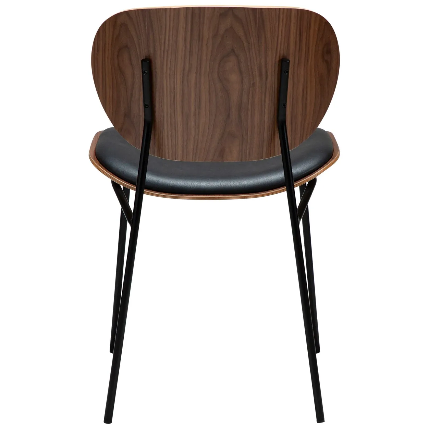 Clementina Stol Raven Black, Walnut