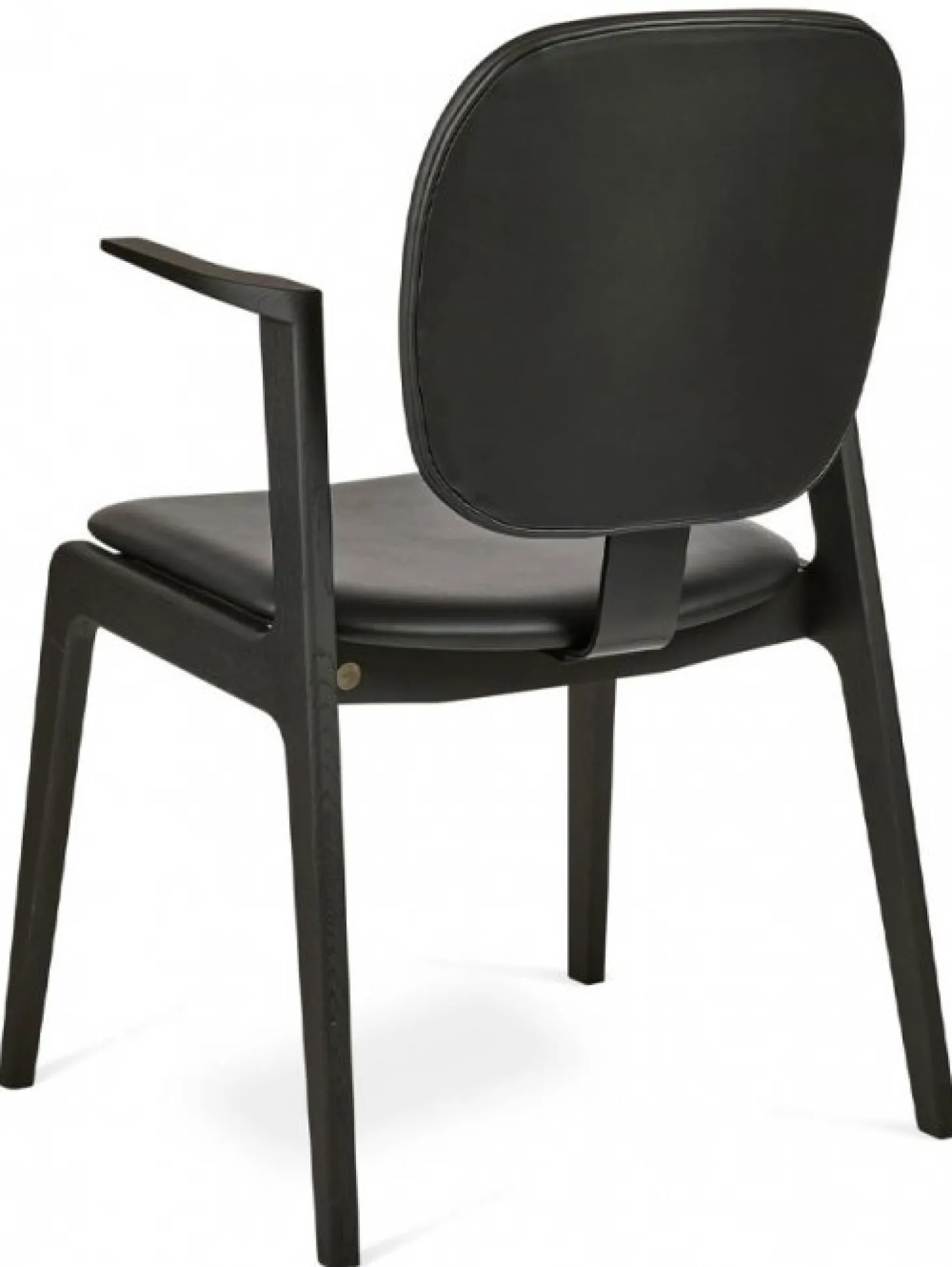 Cliff Karmstol Svart Ek