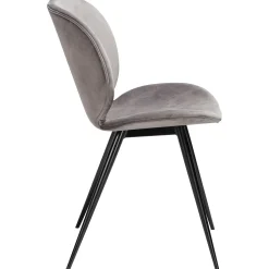 Cloud Stol Grey Velvet