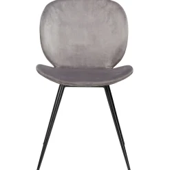 Cloud Stol Grey Velvet
