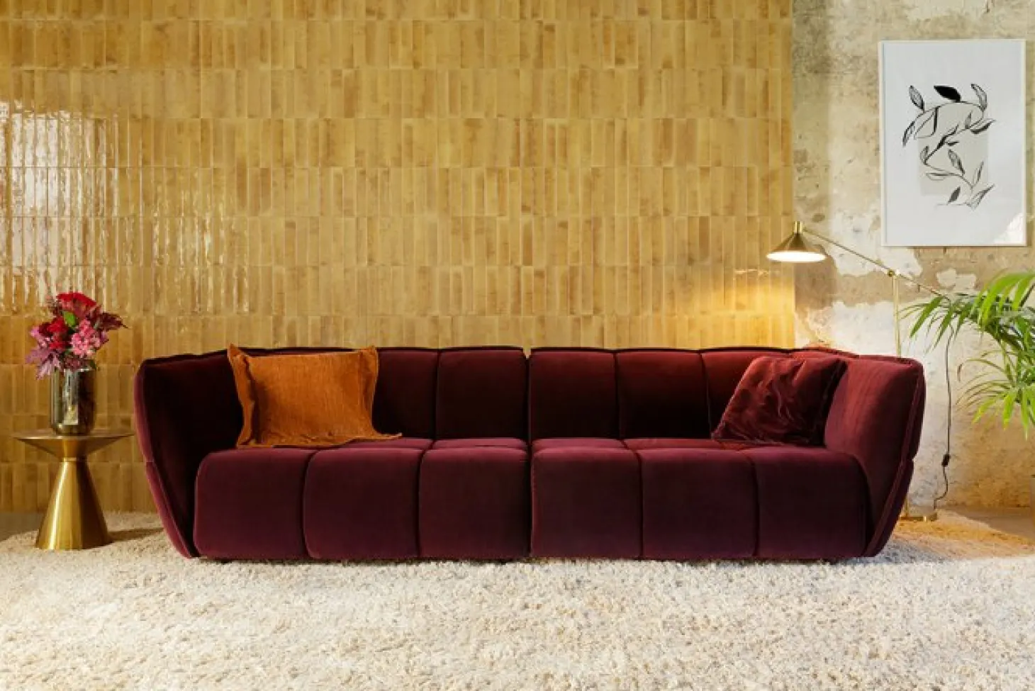 Clyde 3-sits soffa