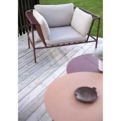 Collier Fåtölj Zin Red/Teddy Beige