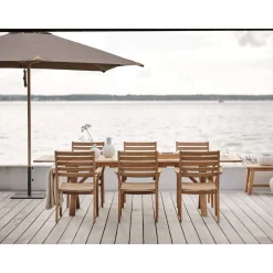 Como Parasoll 3x3m Natur/Taupe