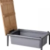 Conic Box Bord Grå