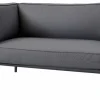 Conic 2-sits Soffa Höger Grå