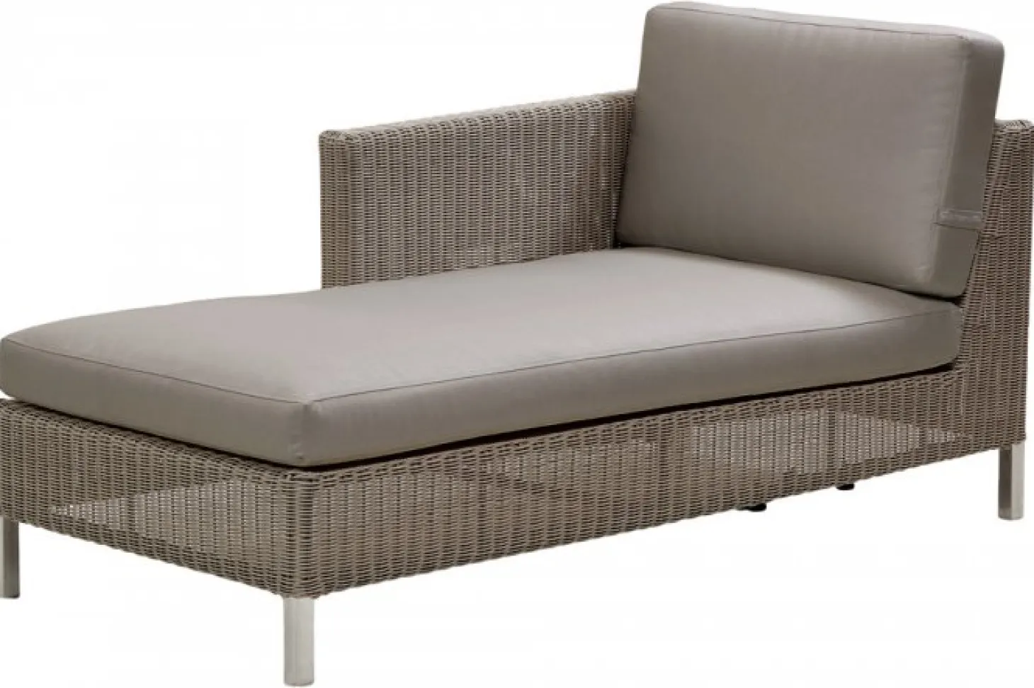 Connect Chaiselounge Taupe Höger